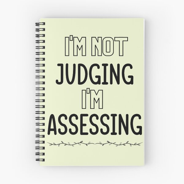Item preview, I'm Not Judging I'm Assessing Funny Social Worker Essential T-Shirt Gift For Men and Women designed and sold by SaritasShop.