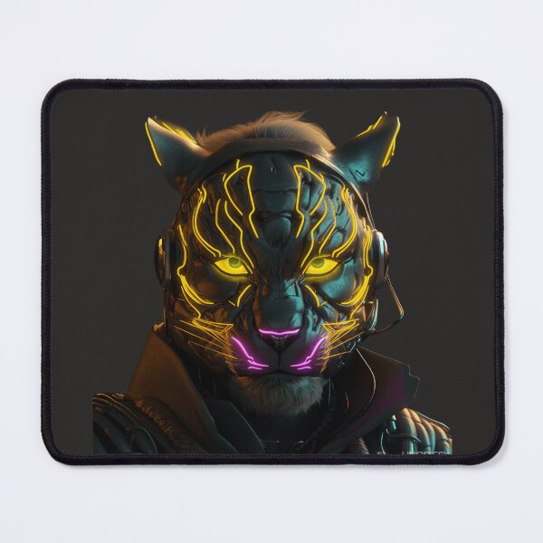 Item preview, Cyber Tiger Robot designed and sold by ArtisShops.