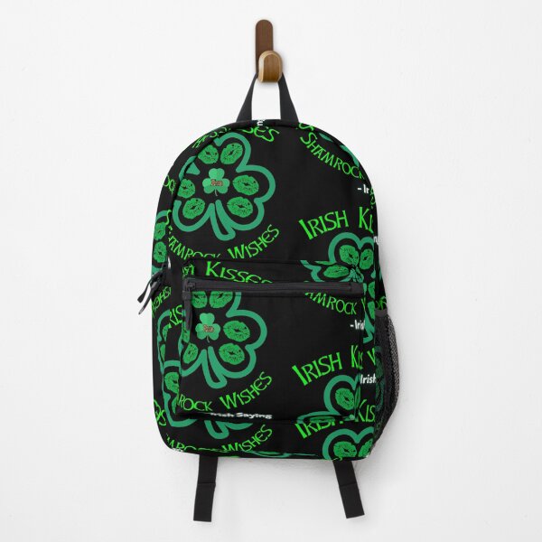Item preview, Irish Saying - Irish Kisses And Shamrock Wishes designed and sold by IrishProverbs.