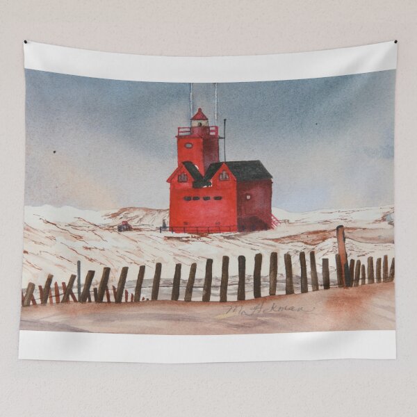 Item preview, Big Red Winter designed and sold by TrilliumArts.