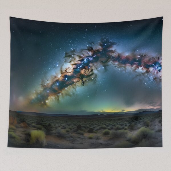 Item preview, Alien Outpost: A Desolate Landscape with Mountains and a Dark Nebula Skyline designed and sold by MonsterMatt87.