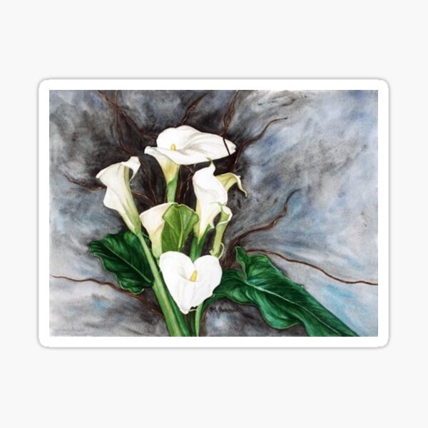 Calla Lilies Sticker