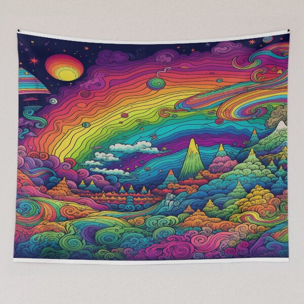 Item preview, rainbow space designed and sold by Shop-Rainbow.