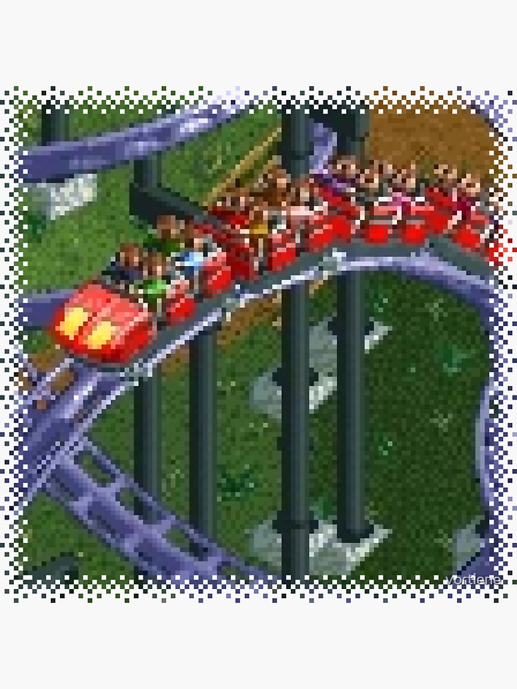 Rollercoaster Tycoon 2 Stickers for Sale