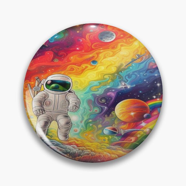 Artikelvorschau, Regenbogen-Weltraum-Mann entworfen und verkauft von Shop-Rainbow.