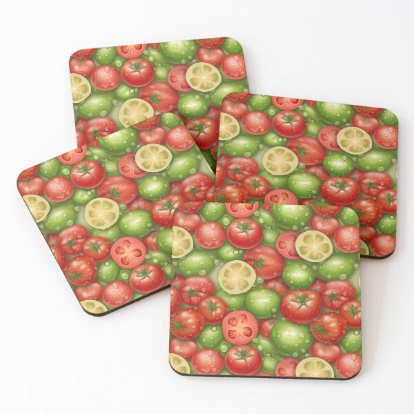 Item preview, Juicy Red and Green Tomates Galore designed and sold by CoolCrazyQuirky.