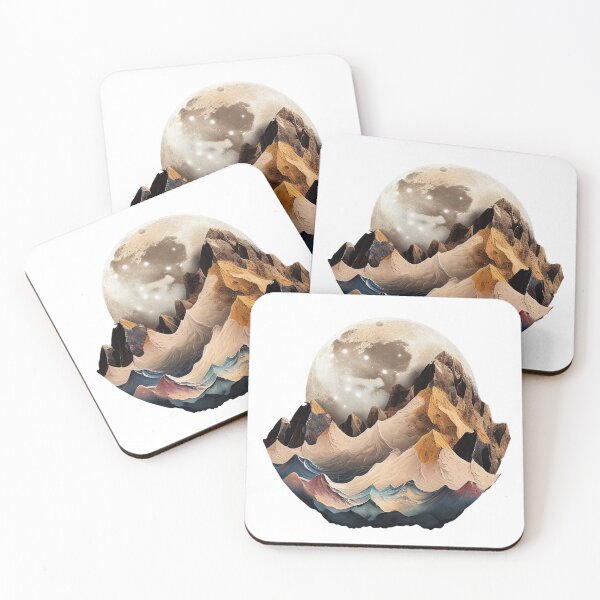 Item preview, brown mountain moon designed and sold by dino-saur.