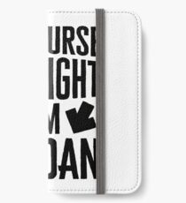I’m Right I’m Jordan Sticker & T-Shirt - Gift For Jordan iPhone Flip-Case/Hülle/Klebefolie