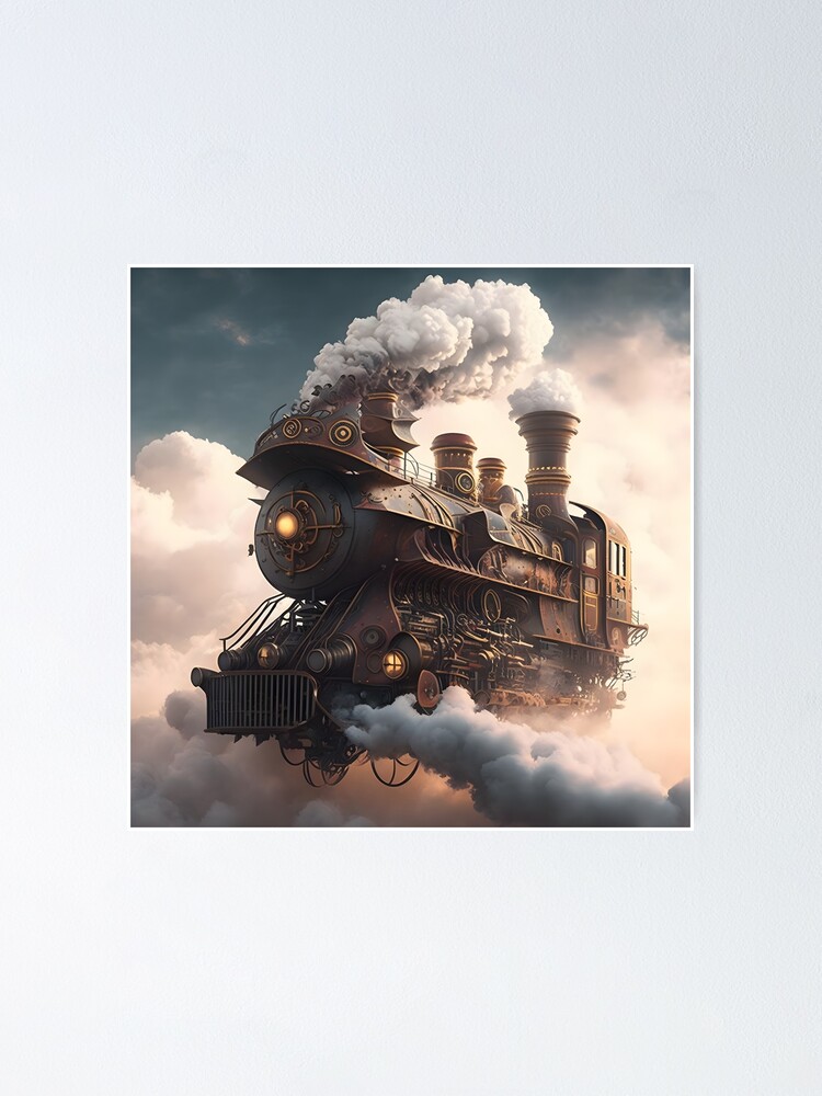 Personalised Birthday Card With a Train Paper Cut Steam 