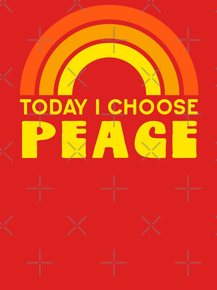 Artwork view, Today I Choose Peace designed and sold by jitterfly
