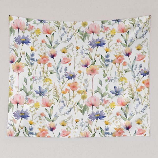 Item preview, Watercolor Wildflowers Pattern designed and sold by TheArtMage.
