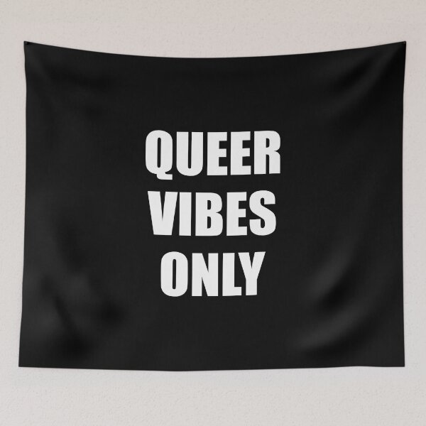 Item preview, Queer Vibes Only  LGBT Pride designed and sold by Inspirationmotivation.