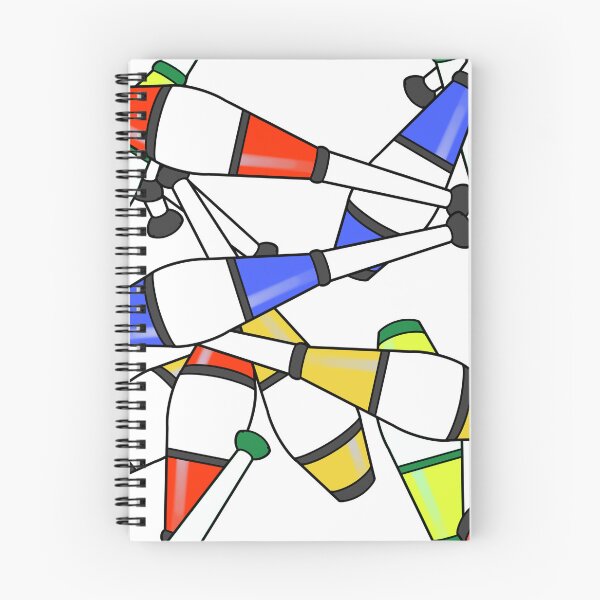 Item preview, Juggling clubs designed and sold by BumbleBearArtUK.
