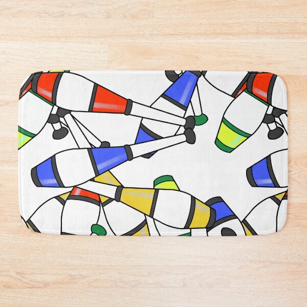 Item preview, Juggling clubs designed and sold by BumbleBearArtUK.