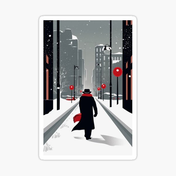 Aperçu de l'œuvre Mysterious man in Metropolis créée et vendue par PrintableKennys.