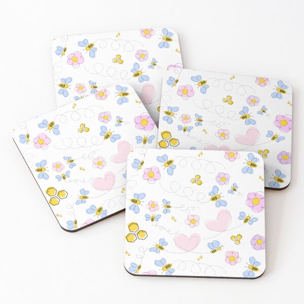 Item preview, Doodly little bees designed and sold by mixMixtli.
