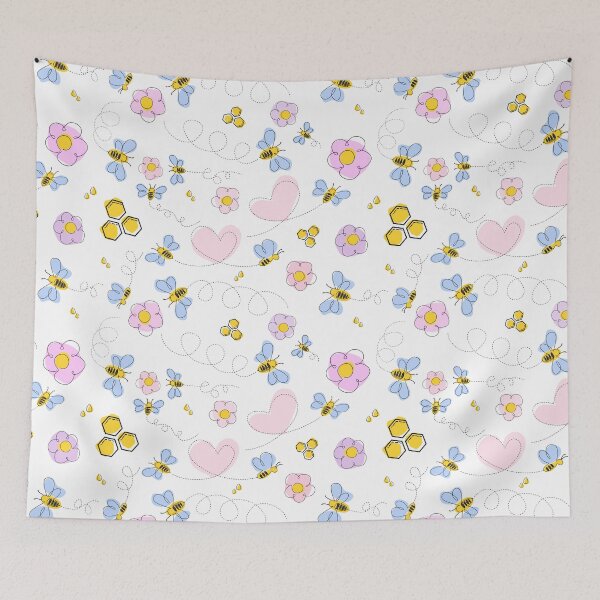 Item preview, Doodly little bees designed and sold by mixMixtli.