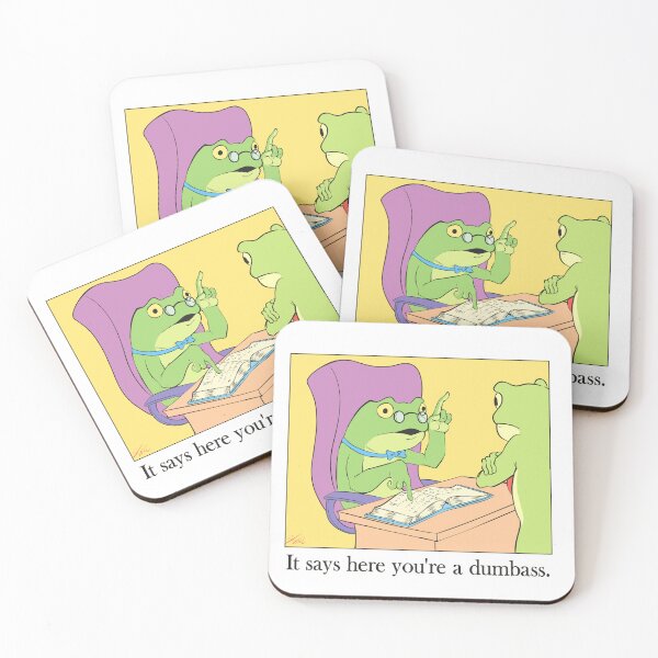 Item preview, You're a dumbass funny frogs designed and sold by SilentWill94.