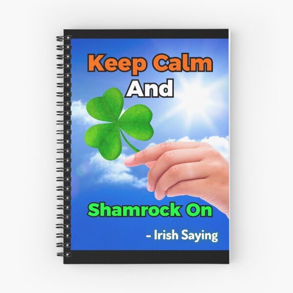 Item preview, Irish Saying - Keep Calm And Shamrock On  designed and sold by IrishProverbs.