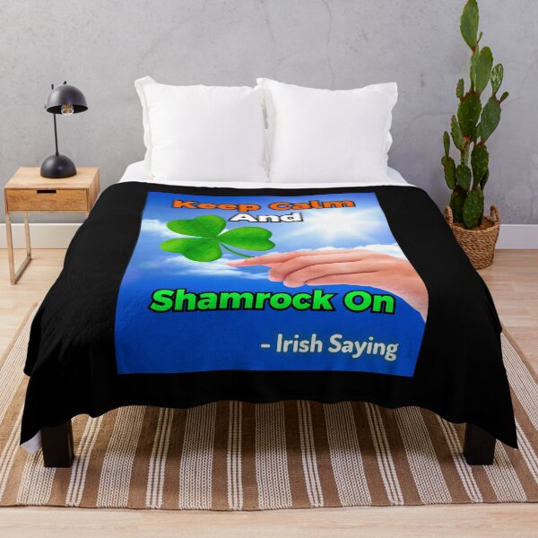 Item preview, Irish Saying - Keep Calm And Shamrock On  designed and sold by IrishProverbs.