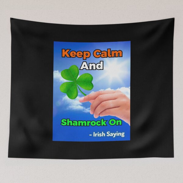 Item preview, Irish Saying - Keep Calm And Shamrock On  designed and sold by IrishProverbs.