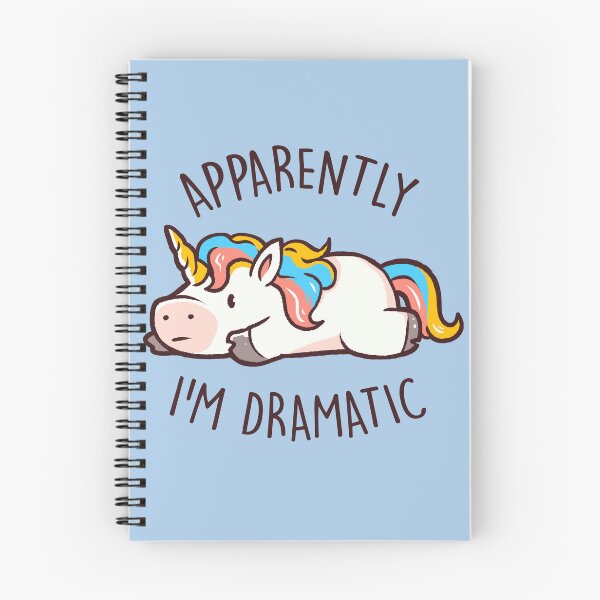 Item preview, Apparently I'm Dramatic - Cute Funny Unicorn Gift designed and sold by EduEly.