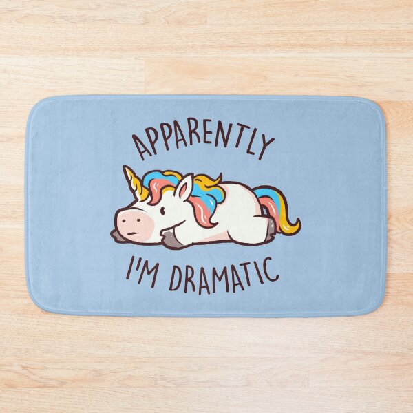 Item preview, Apparently I'm Dramatic - Cute Funny Unicorn Gift designed and sold by EduEly.