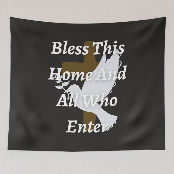 Item preview, Bless This Home And All Who Enter designed and sold by ArtisShops.
