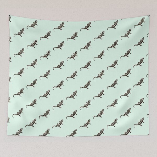 Item preview, Marbled Salamander, Ambystoma opacum, Scientific Illustration designed and sold by Nick Garnhart.