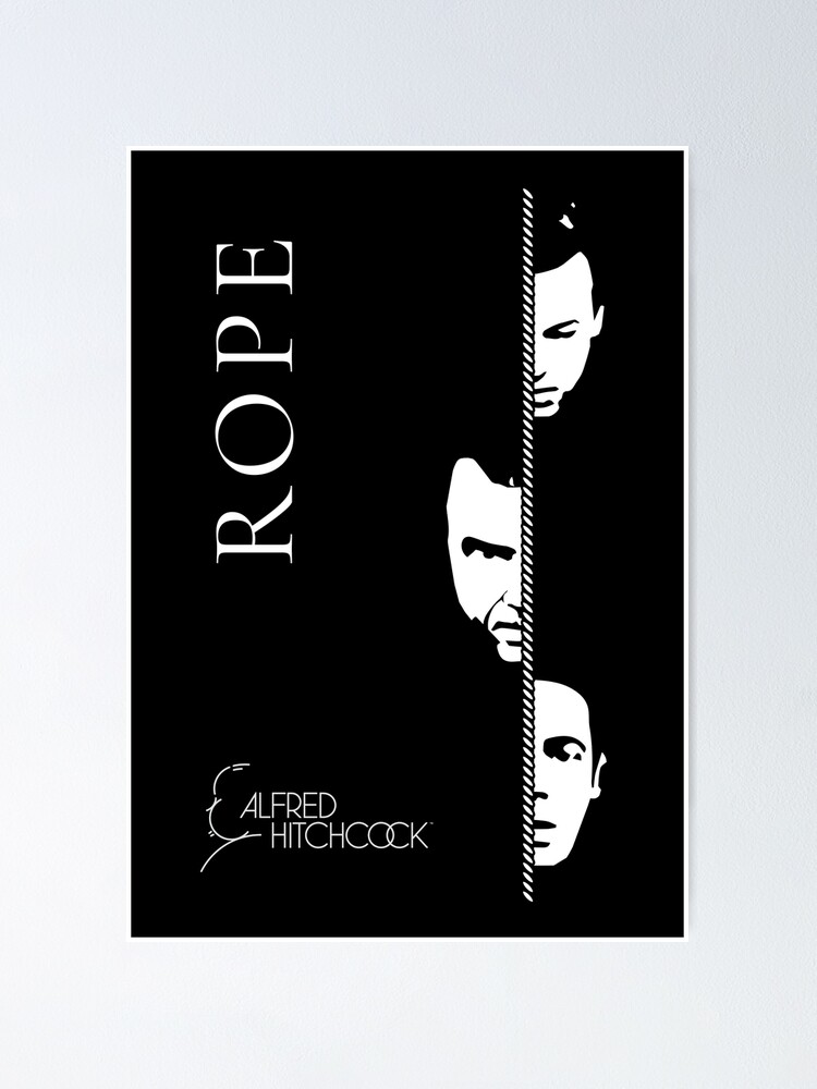 Rope 1948 Alfred Hitchcock Poster by PaperSong
