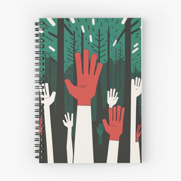 Item preview, Hands raised in a forest Pro Tree designed and sold by magogglemakes.
