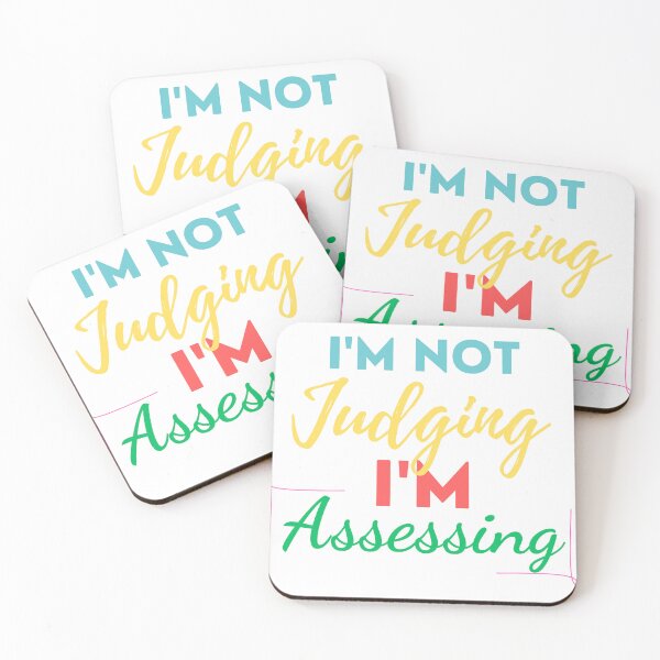 Item preview, I'm Not Judging I'm Assessing Funny Social Worker Essential T-Shirt Gift For Men and Women designed and sold by SaritasShop.