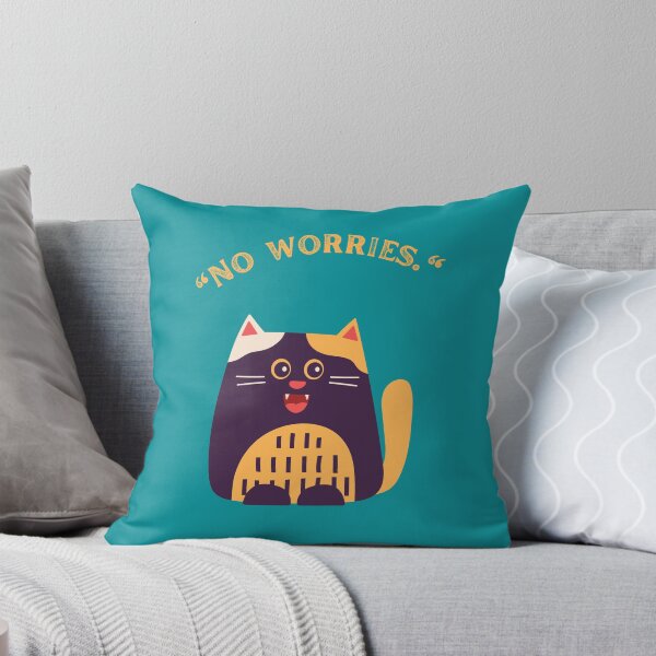 Item preview, Funny Kool Cat Idea, NO WORRIES designed and sold by Right-UR.