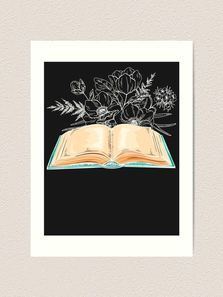 Book Art Print Reading Art Print Book Art Reading Art Book Wall Art ...