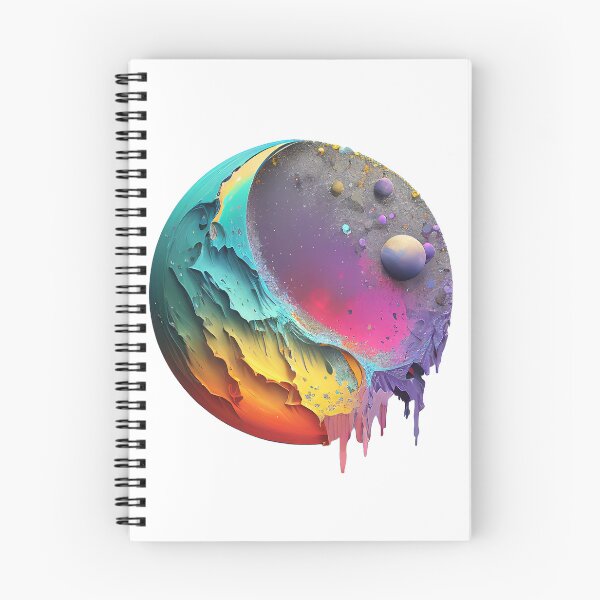 Item preview, melting painted moon designed and sold by dino-saur.