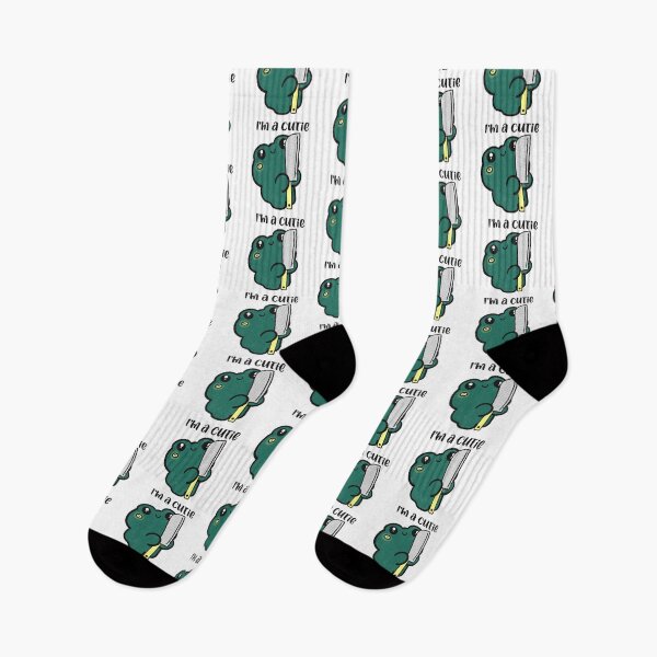 Item preview, Cute frog with knife, cutie, grunge aesthetic  designed and sold by noirglare.