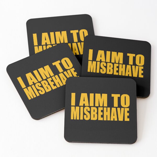 Item preview, I Aim To Misbehave designed and sold by barrelroll909.