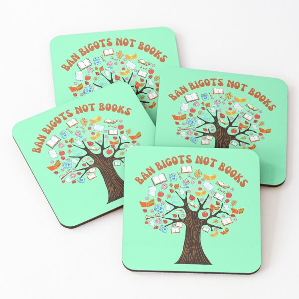 Item preview, Ban Bigots Not Books funny Quotes designed and sold by Mega Foo.