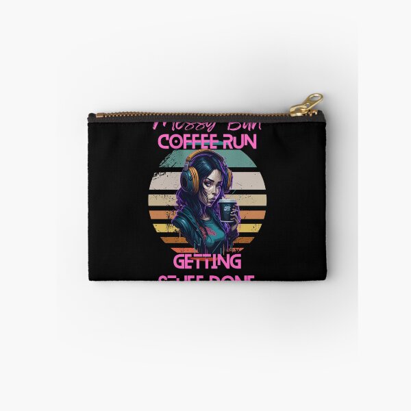 Item preview, Messy Bun Coffee Run and Getting Stuff Done - Mastering the Messy Bun and Coffee Run: Tips for a Productive Day designed and sold by Chromatic-Art.