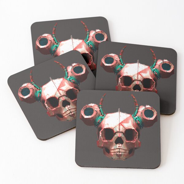 Item preview, Cute Skull in Space buns and horns designed and sold by Chubuter.