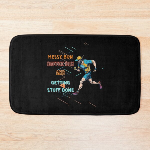 Item preview, Messy Bun Coffee Run and Getting Stuff Done - Coffee, Creativity, and Chaos: A Guide to Getting Things Done II designed and sold by Chromatic-Art.