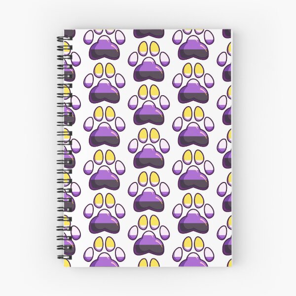 Item preview, Nonbinary Pride Paw designed and sold by JungaBeast.