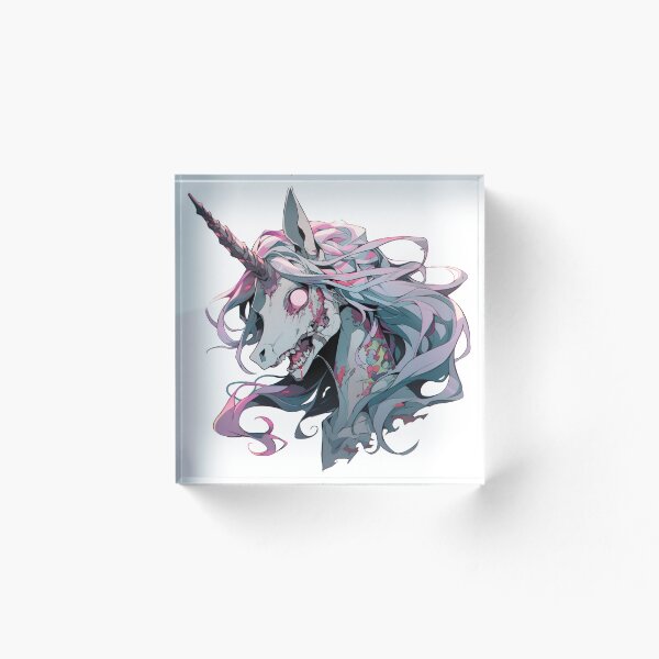 Aperçu de l'œuvre Licorne Zombie créée et vendue par Splargo Digital Prints.