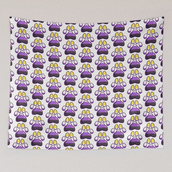 Item preview, Nonbinary Pride Paw designed and sold by JungaBeast.