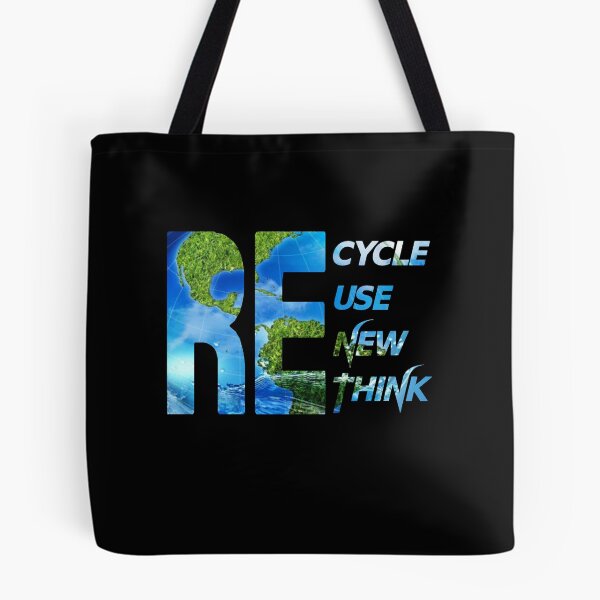 Item preview, Funny Recycle Reuse Renew Rethink For Earth Day Recycling 2023 designed and sold by Havic  Tees.