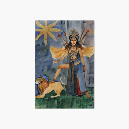 Goddess Ishtar Art Board Print For Sale By Krainbird Redbubble