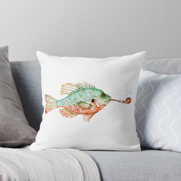 Item preview, River Sunfish with a Pipe designed and sold by Goosi Art.
