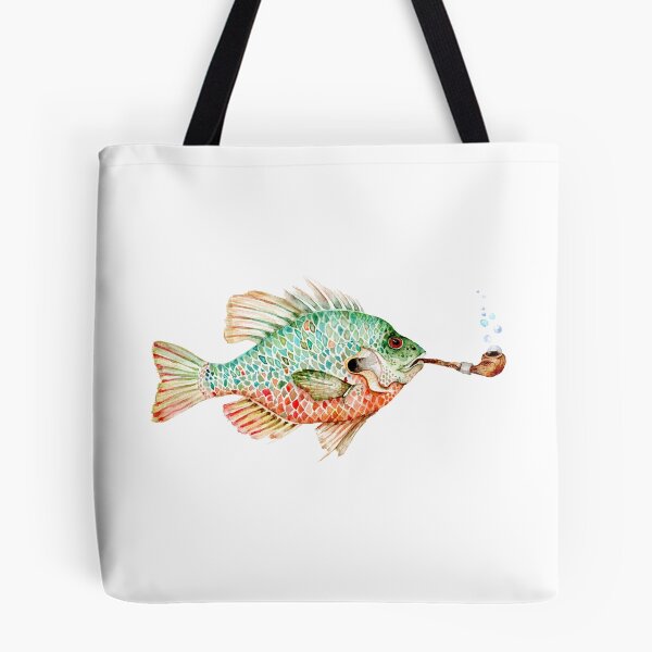 Item preview, River Sunfish with a Pipe designed and sold by Goosi Art.