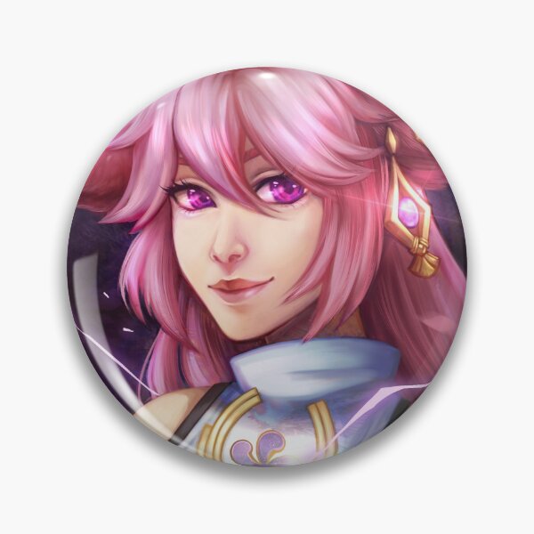Item preview, Lightning Sakura - Yae Miko Portrait designed and sold by dawnshue.