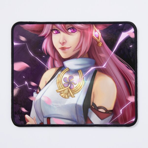 Item preview, Lightning Sakura - Yae Miko Portrait designed and sold by dawnshue.